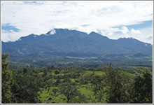 En el inactivo Volcán Barú